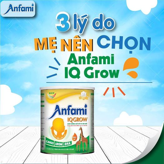 3 LÝ DO MẸ NÊN CHỌN ANFAMI IQ Grow